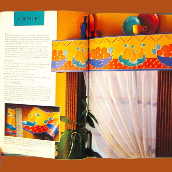 Decorating(book)with Fabric & Wallpapering projects & Ideas by Randam House publ - Picture 9 of 15